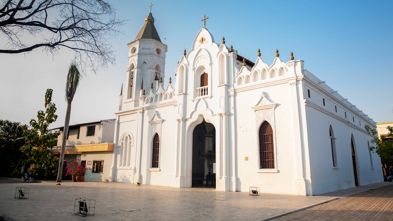 Iglesia de San José, Patrimonio Arquitectónico de Colombia y lugar donde fue bautizado el Premio Nobel de Literatura colombiana Gabriel García Márquez en su ciudad natal, el pequeño pueblo de Aracataca.
