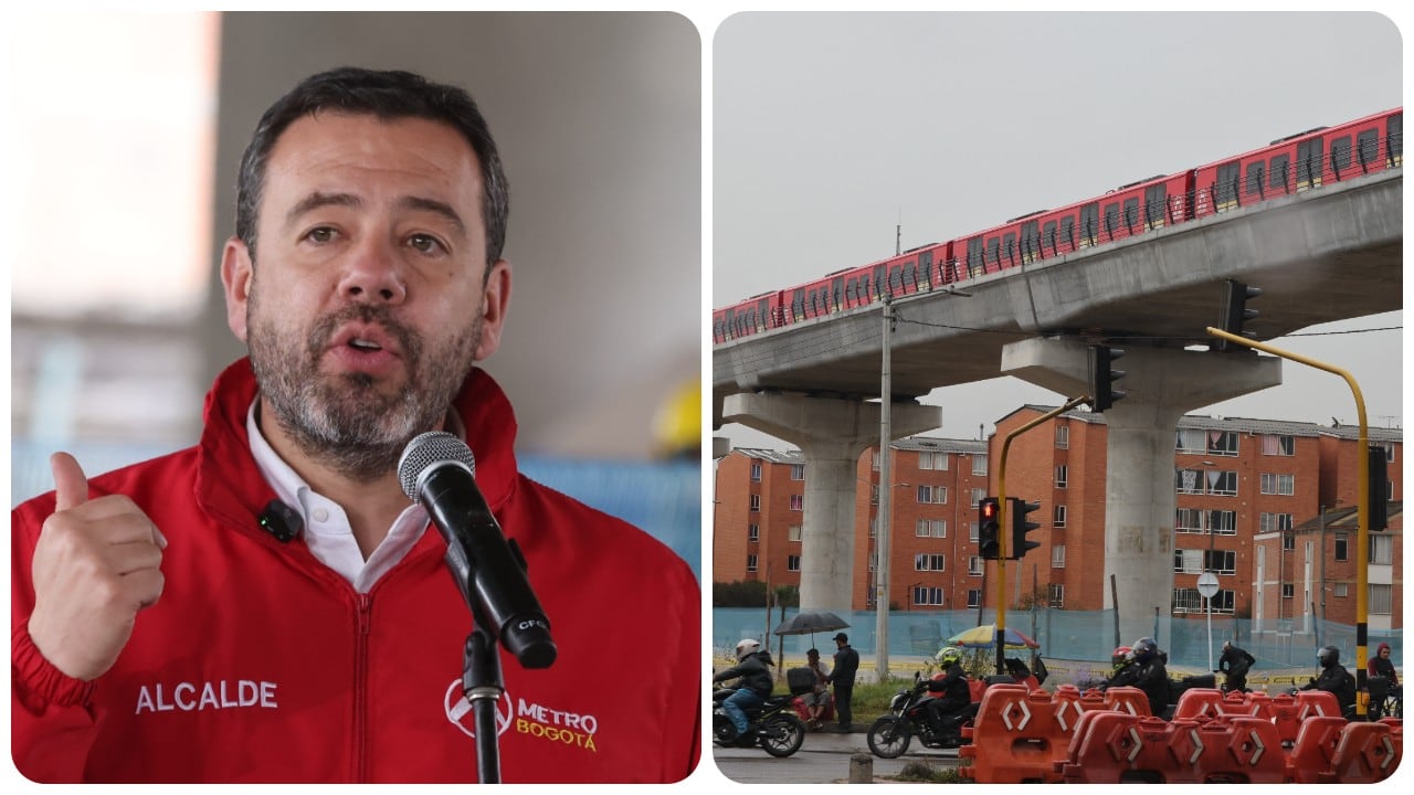 El alcalde de Bogotá, Carlos Fernando Galán, anunció los avances del proyecto del metro de la ciudad.