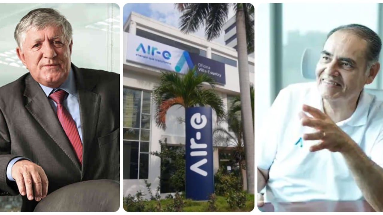 El empresario William Vélez y el exinterventor de Air-e Carlos Diago.