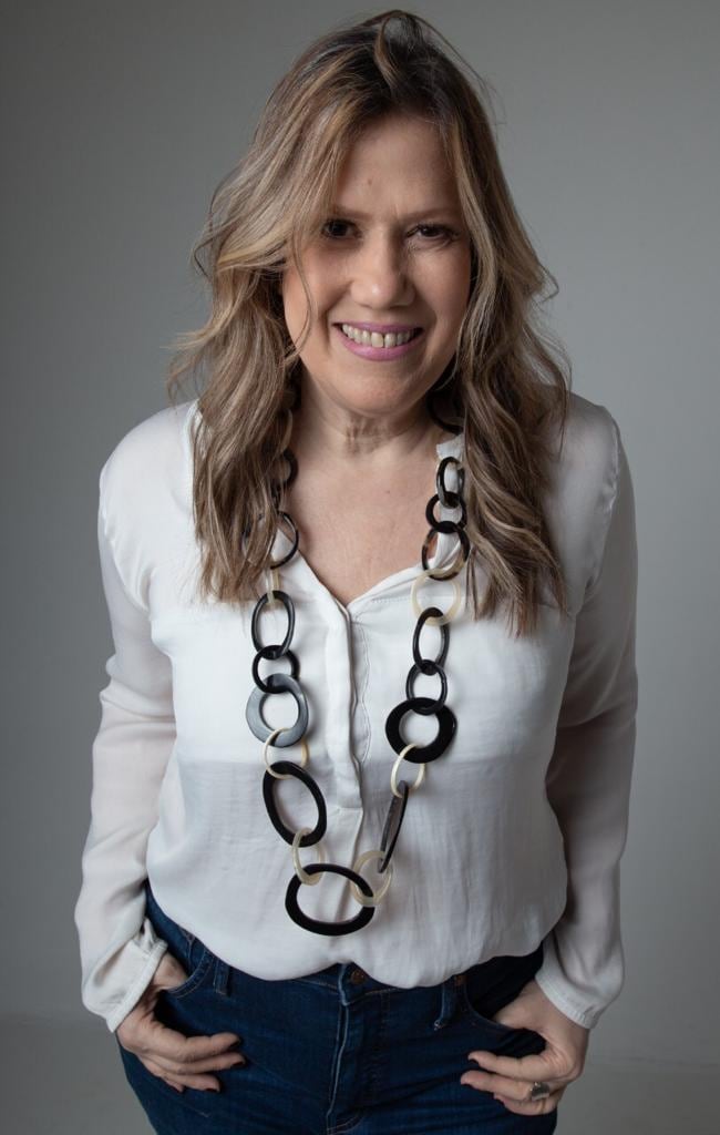 Maribel Abello Banfi, actriz, dramaturga y escritora.