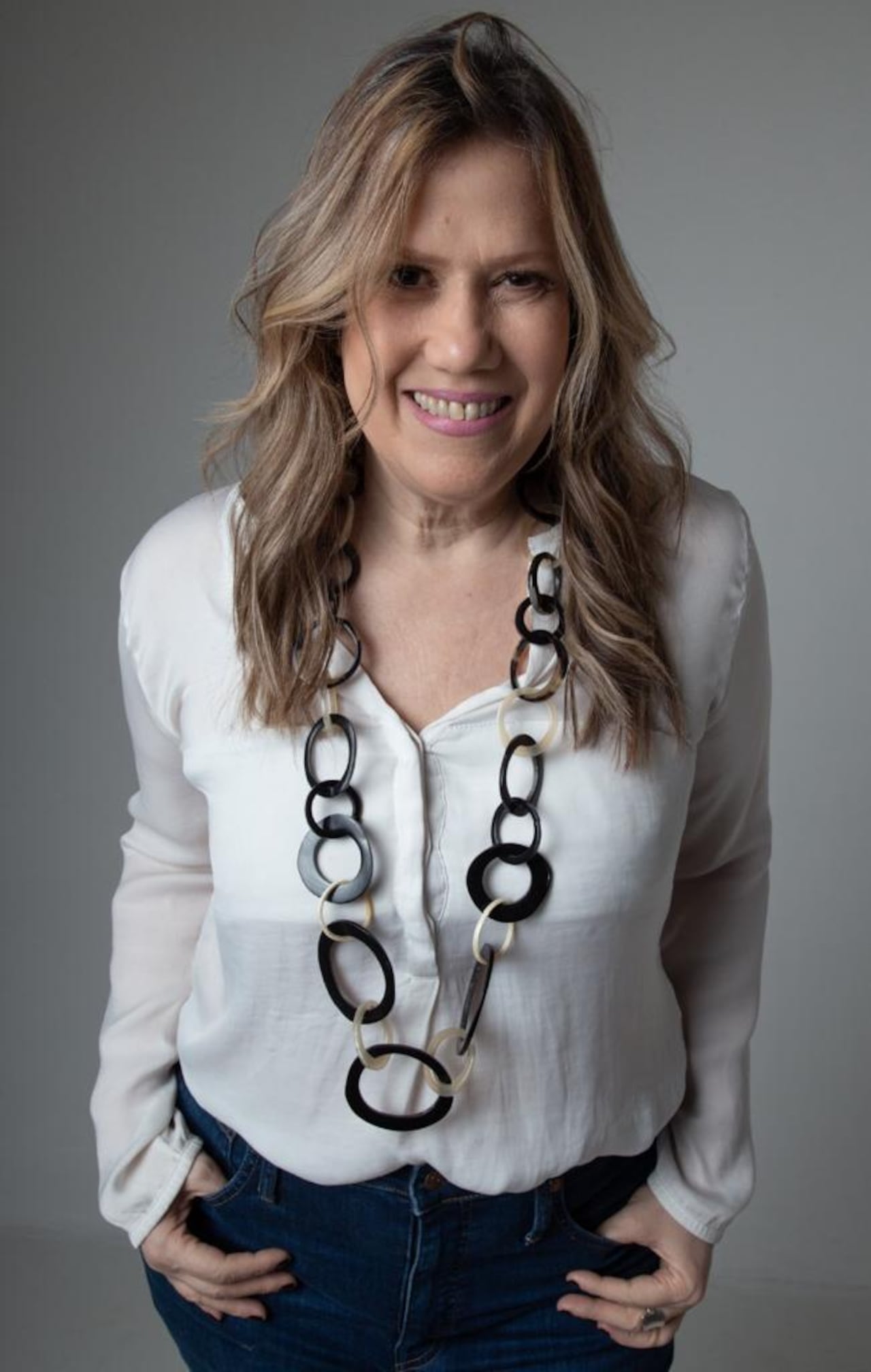 Maribel Abello Banfi, actriz, dramaturga y escritora.