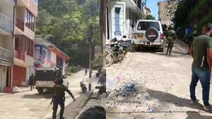 Una motocicleta con explosivos fue activada en el municipio de Argelia, Cauca, ante la presencia de militares