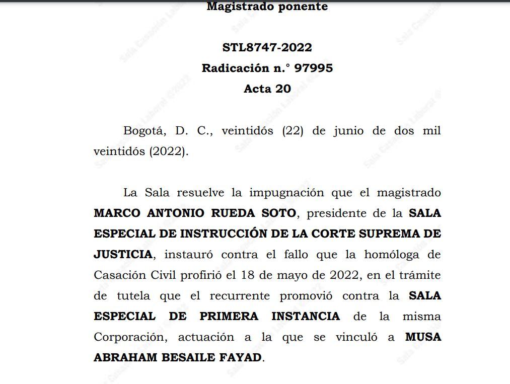 El exsenador Musa Besaile buscaba que se le reviviera un preacuerdo por el cartel de la toga.