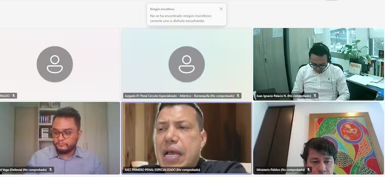 Audiencia de Aida Merlano.