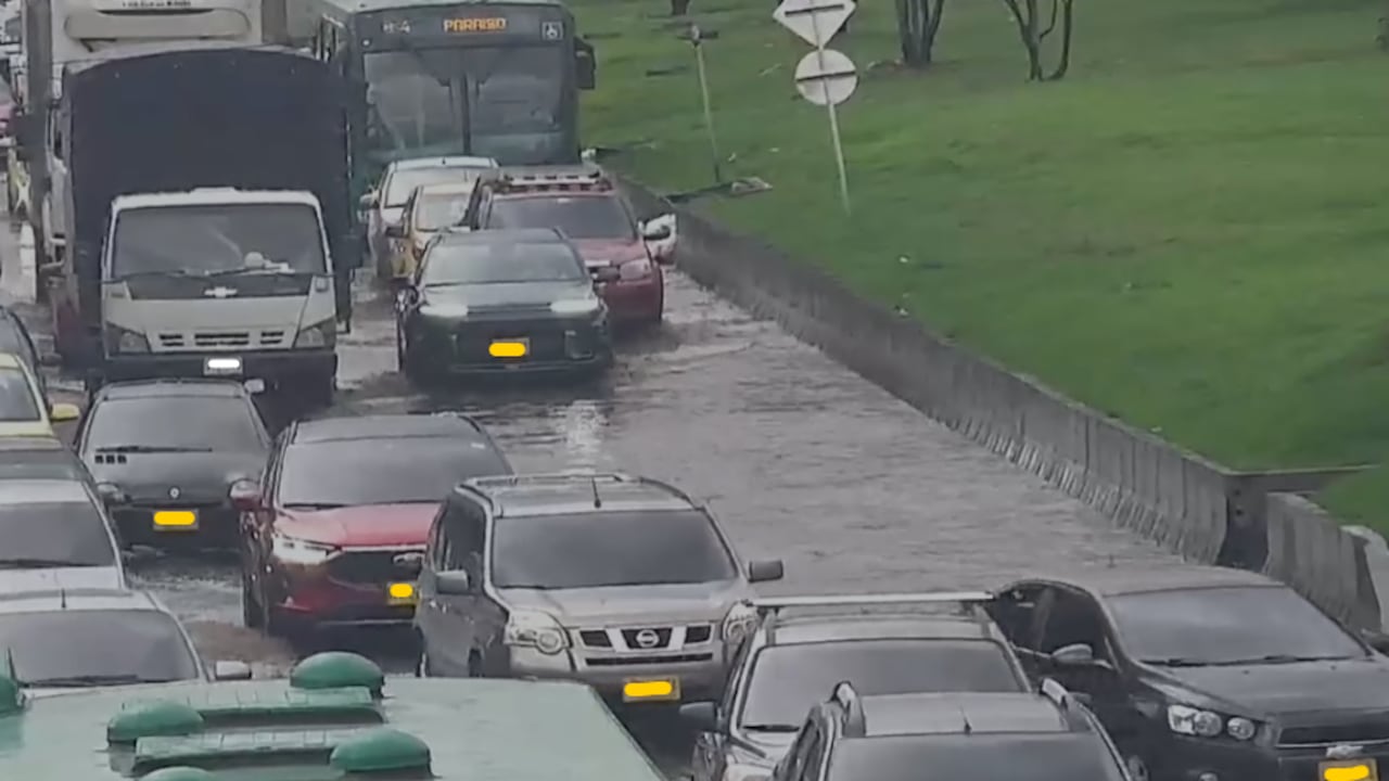 Fuertes lluvias en la tarde del martes, 6 de enero.