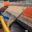 Las compuertas del municipio de Manatí Atlántico fueron abiertas para evacuar agua de inundaciones.