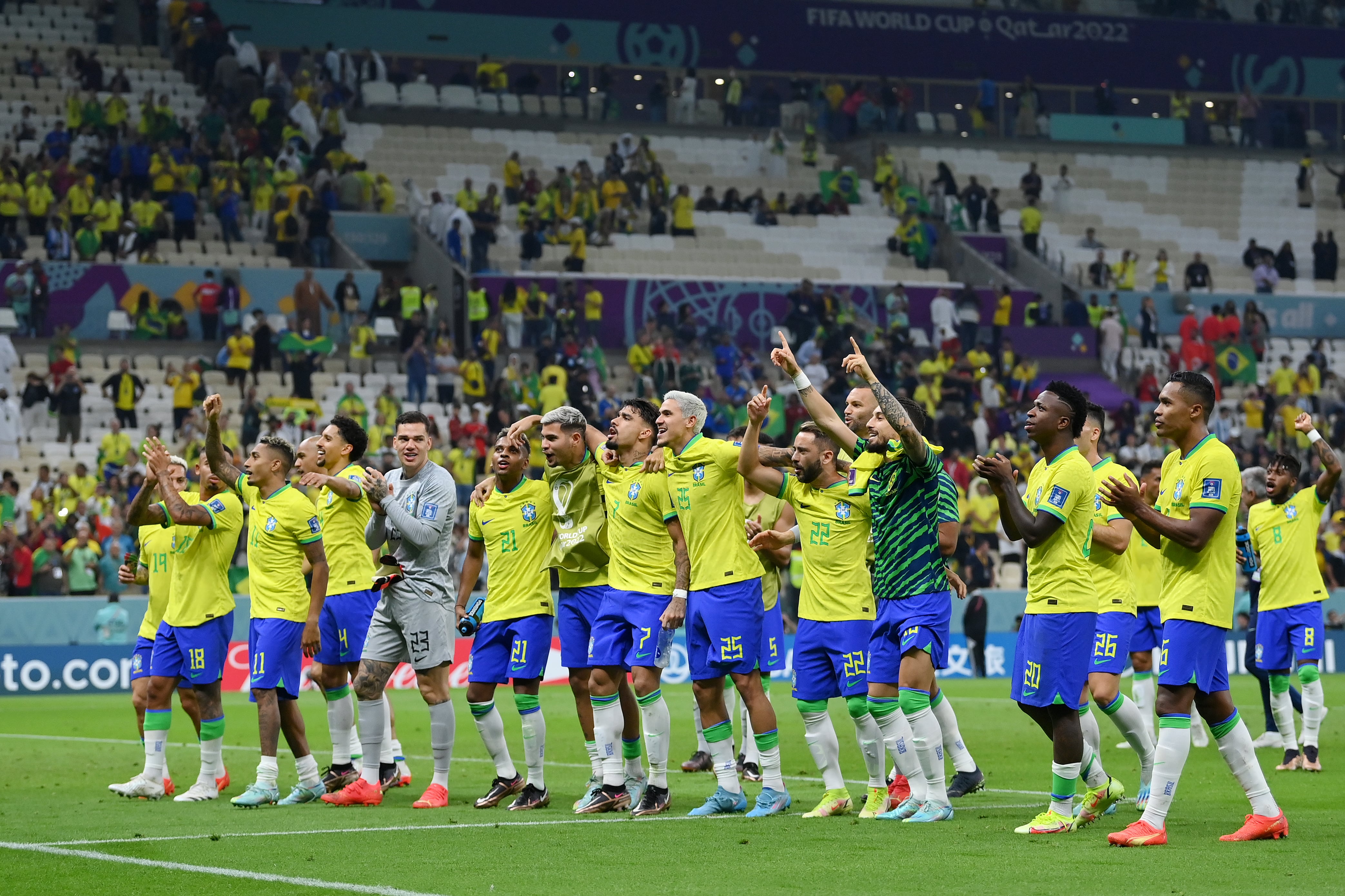 Jugadores de la Selección de Brasil