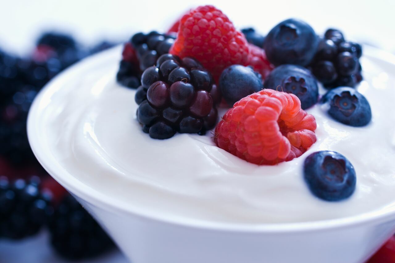 Yogur con fruta
