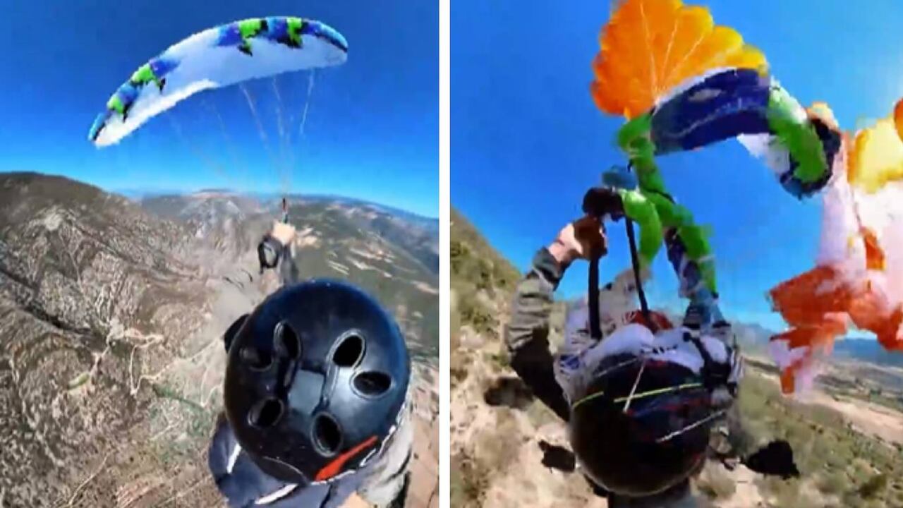 El deportista extremo Kevin Philipp estuvo cerca de morir luego de un incidente cuando practicaba parapente. Foto: Instargram @kevin.philipp.