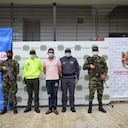 Capturan a alias Cachetes y otros presuntos disidentes de las Farc en Caquetá.