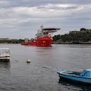 El buque de la Armada colombiana ARC Caribe llega a La Habana con ayuda humanitaria, el 12 de junio de 2026.
