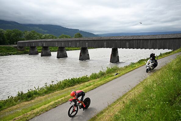 La Vuelta a Suiza comenzó con una contrarreloj exprés de 4.7 kilómetros.