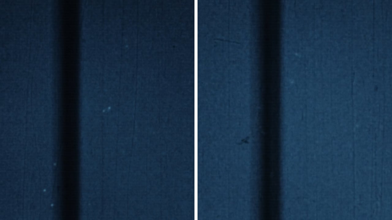 La película muestra varios objetos en el cielo, pero su naturaleza nunca pudo determinarse.