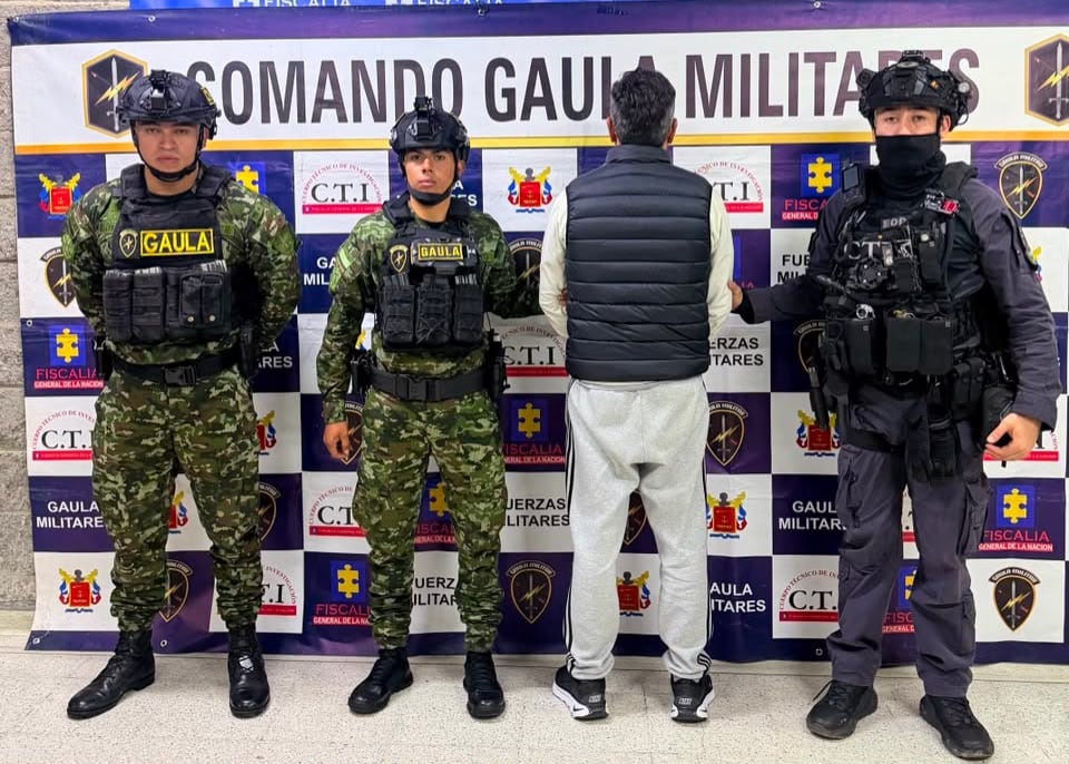 Captura de alias el Mono, según la Fiscalía.