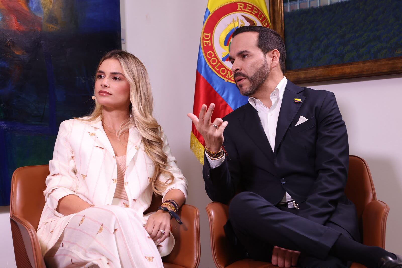 Abelardo De La Espriella y su esposa Ana Lucía Pineda