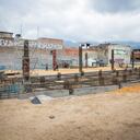 Obras del cerramiento en la cárcel La Picota para continuar con la extensión de la troncal Caracas hasta Usme.