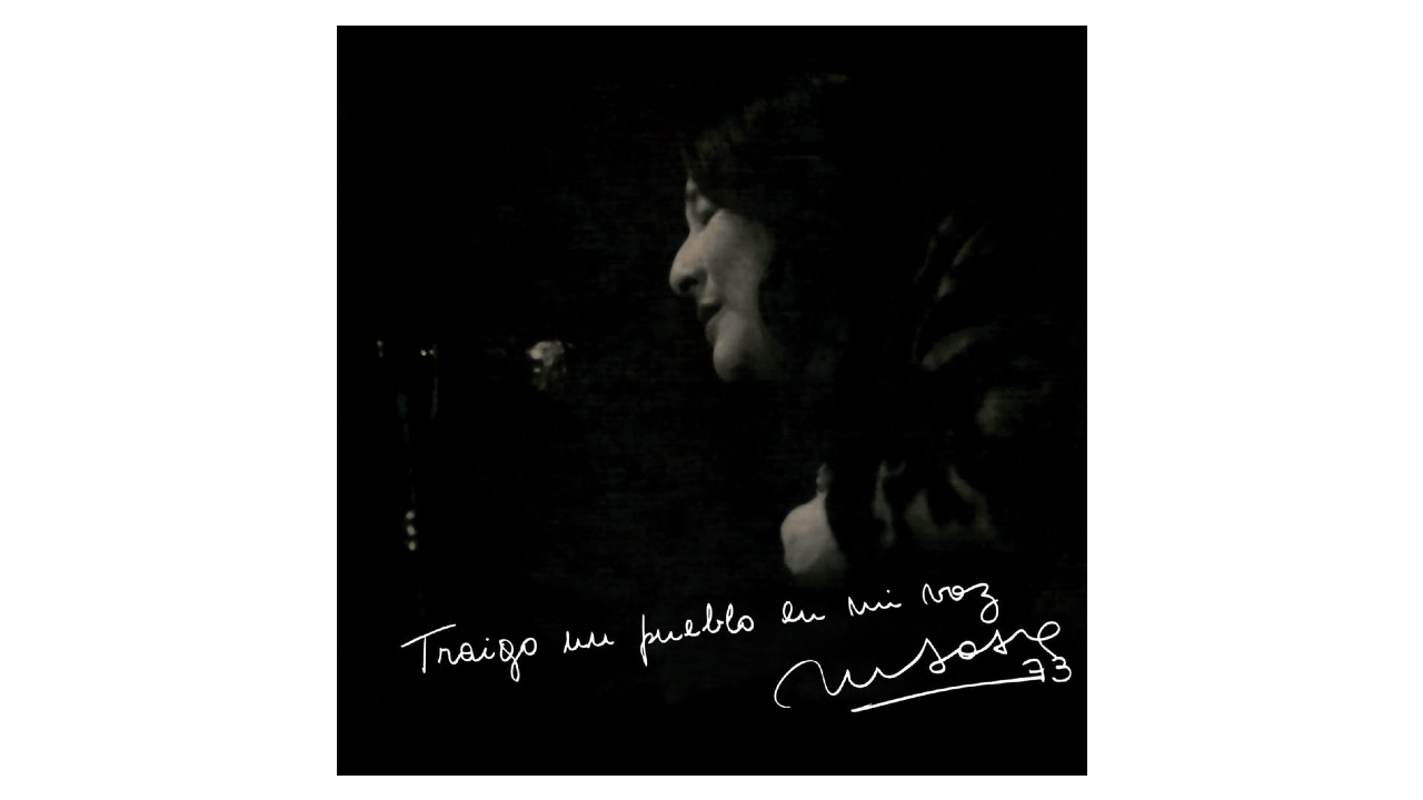 Portada de Traigo un pueblo en mi voz, de Mercedes Sosa. Apple Music