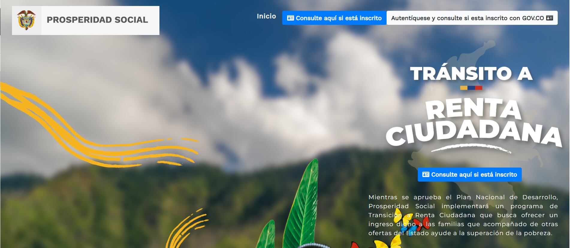 Portal de Tránsito a Renta Ciudadana