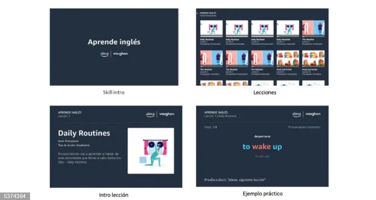 Alexa ayudará a los usuarios a mejorar sus habilidades con el inglés.