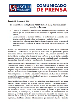 Gremio universitario rechaza generalizaciones sobre la corrupción de los profesionales