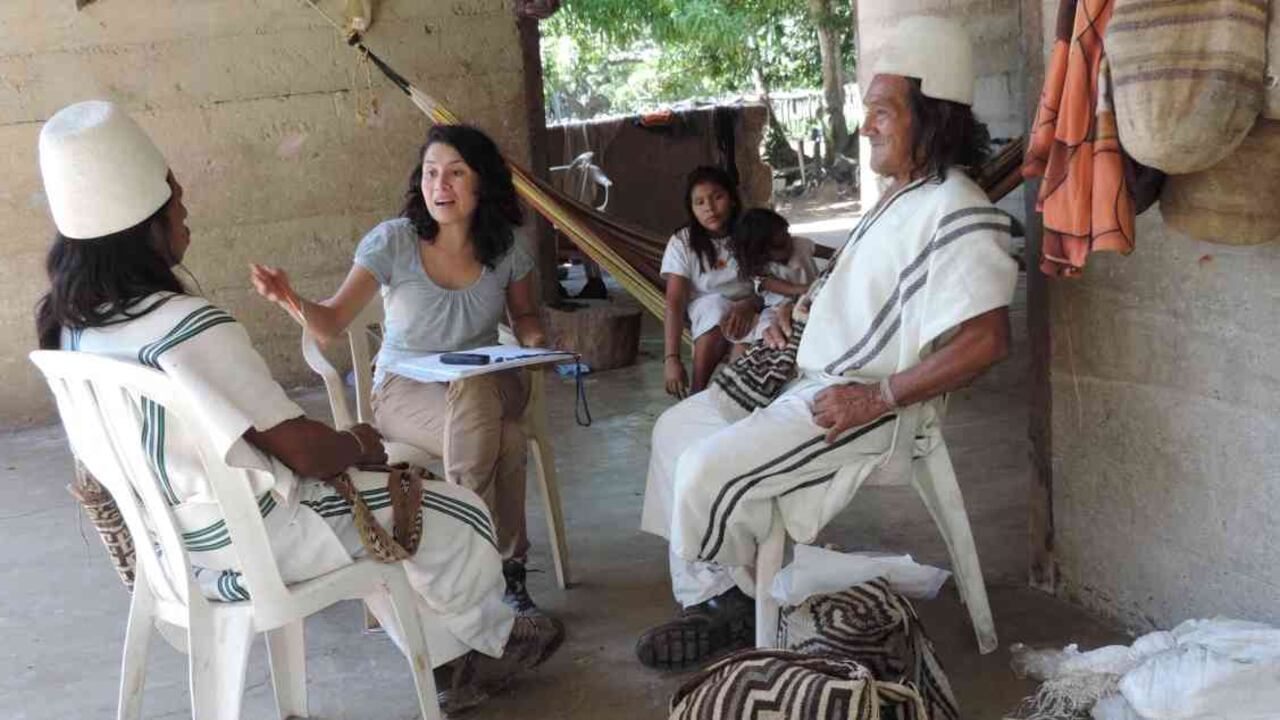 Con ayuda de los Mamos, que permitieron poner en el territorio arhuaco el sistema de fototrampeo, se logró registrar este jaguar en la Sierra Nevada de Santa Marta. Foto: ISA.