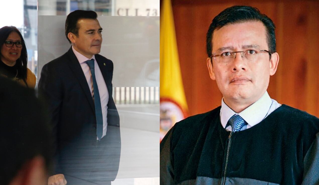 Magistrados Cesar Reyes, presidente de la Sala de Instrucción, y Misael Rodríguez, expresidente de esa Sala.