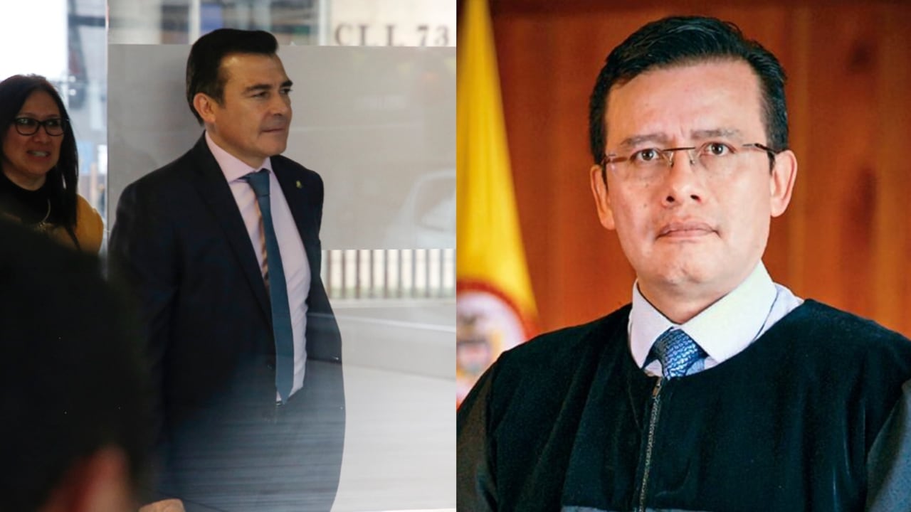 Magistrados Cesar Reyes, presidente de la Sala de Instrucción, y Misael Rodríguez, expresidente de esa Sala.