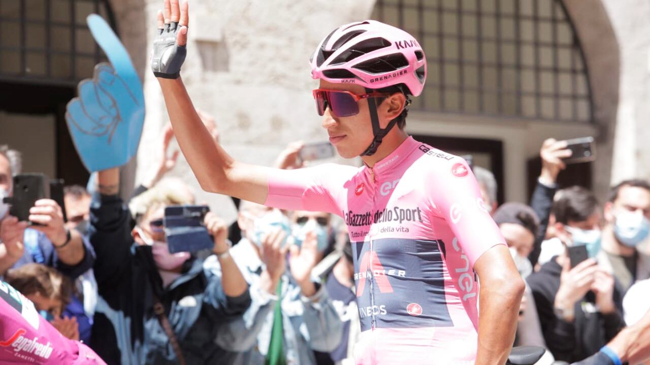 Egan Bernal, salida etapa 11, Giro de Italia 2021
