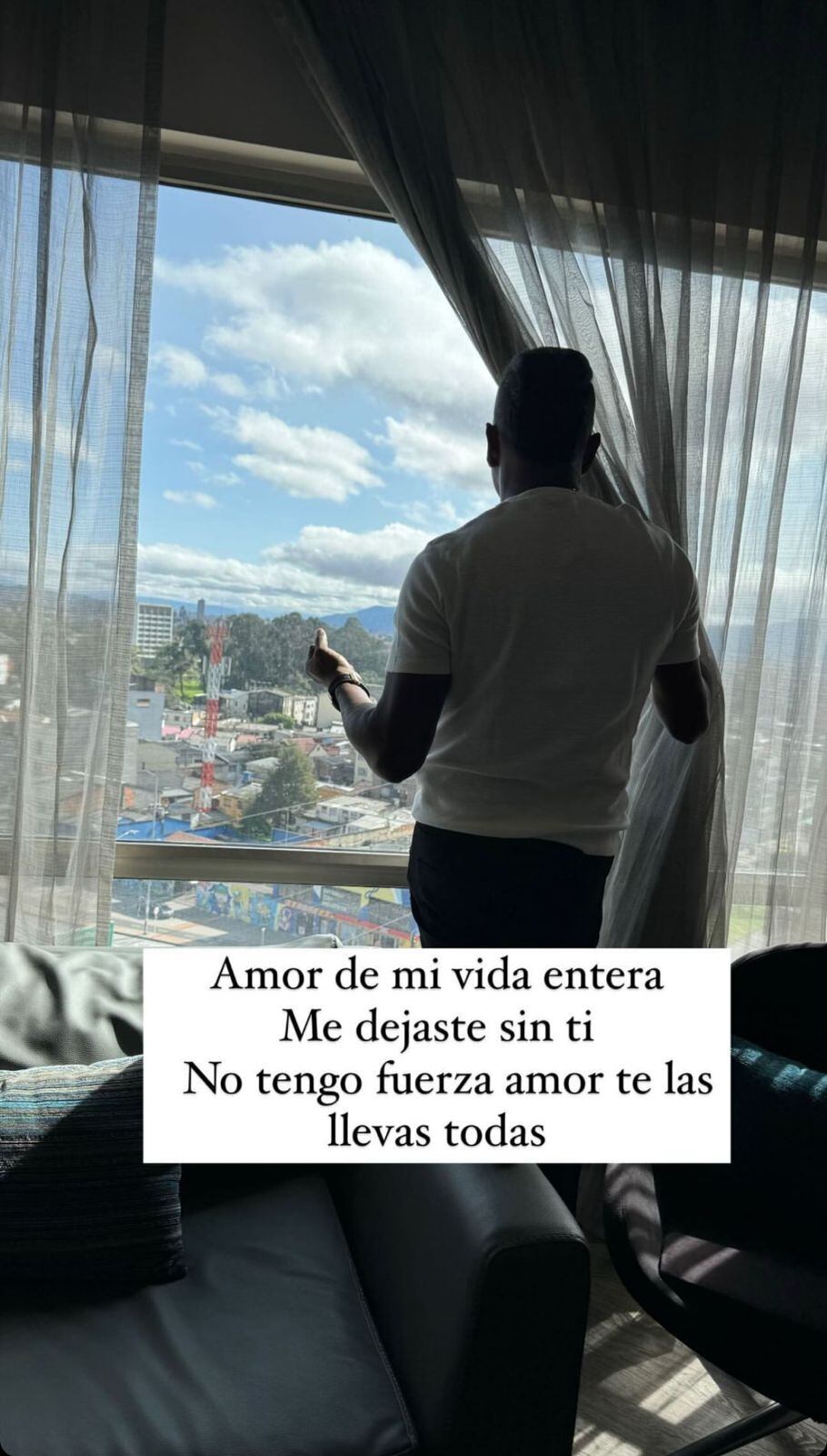 La esposa del fallecido artista dejó un sentido post.