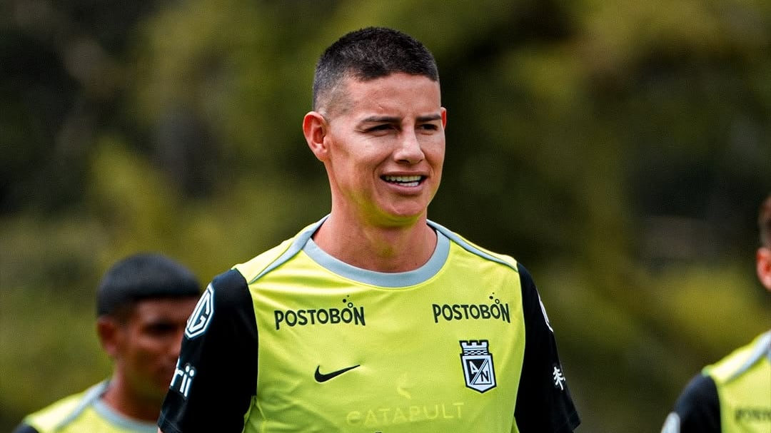James con Atlético Nacional