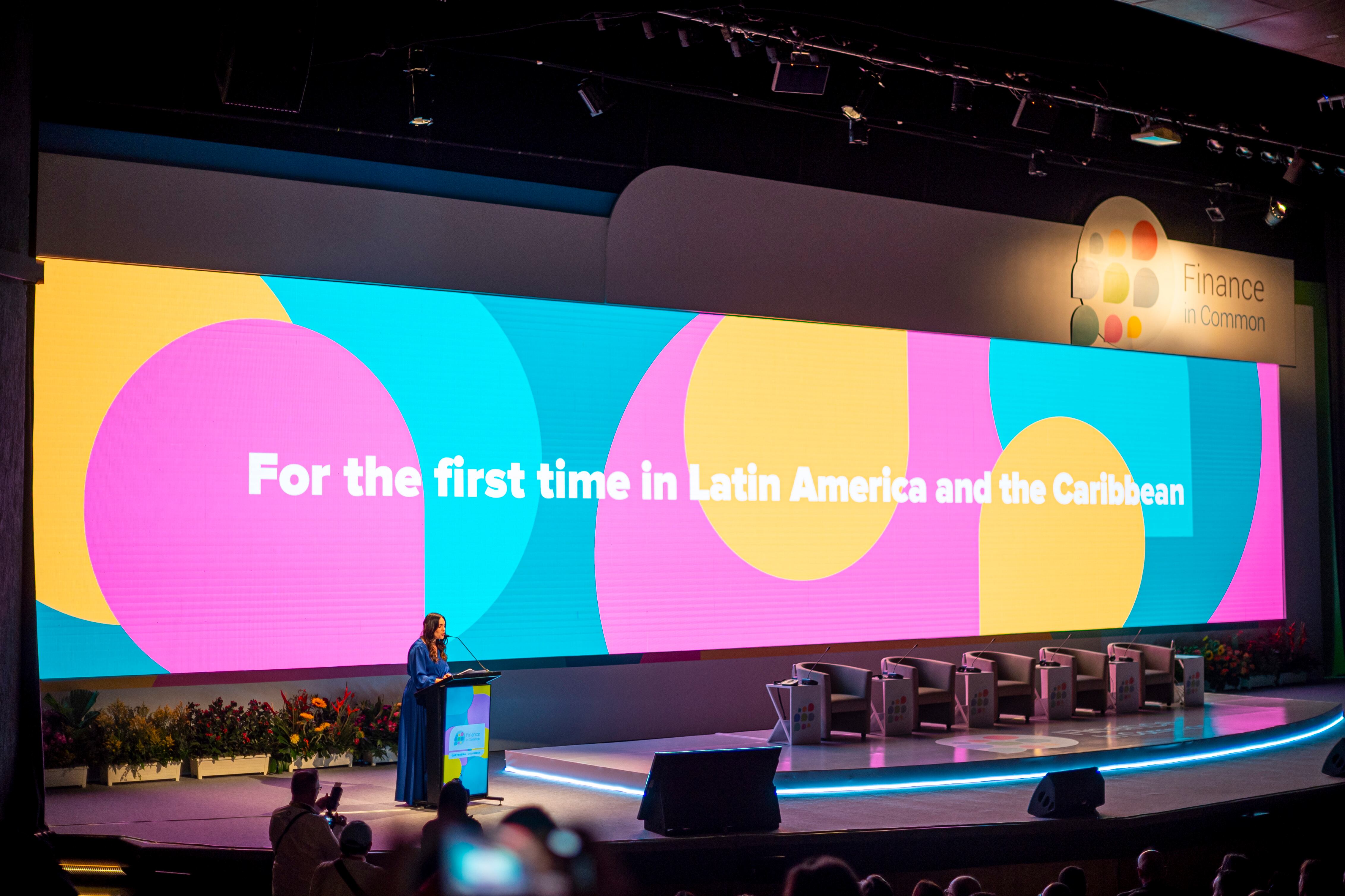 Arranca la cuarta cumbre FICS en Cartagenta. Cortesía Finance in Common