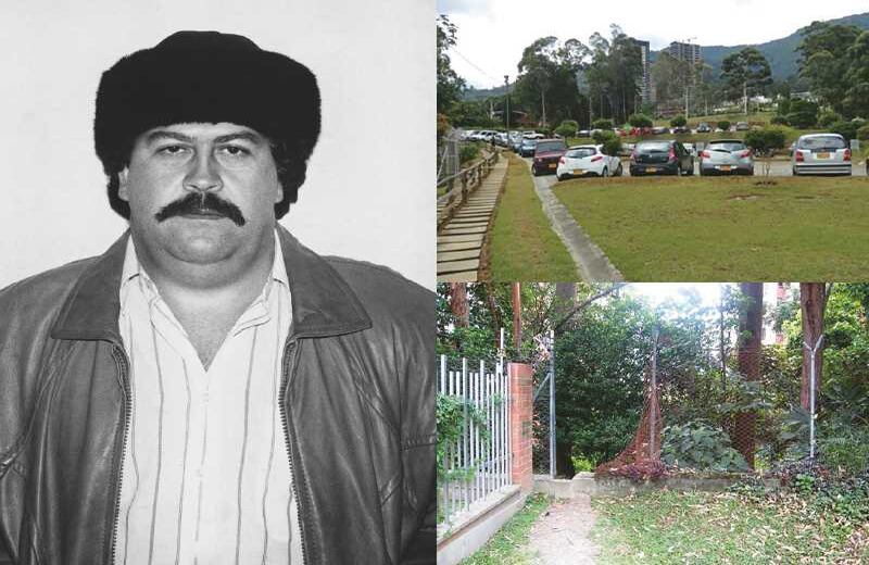 Los lotes de Escobar:  9.249 millones de pesos*. 13.866 metros cuadrados Medellín En la vía de Medellín a Las Palmas hay un lote muy codiciado, pero hasta hoy abandonado. Nadie creería que le perteneció al capo.  1.641 millones de pesos* 1.234 metros cuadrados: El Poblado, Medellín El lote abandonado se encuentra en medio de los lujosos edificios de uno de los barrios más prestigiosos de la ciudad.