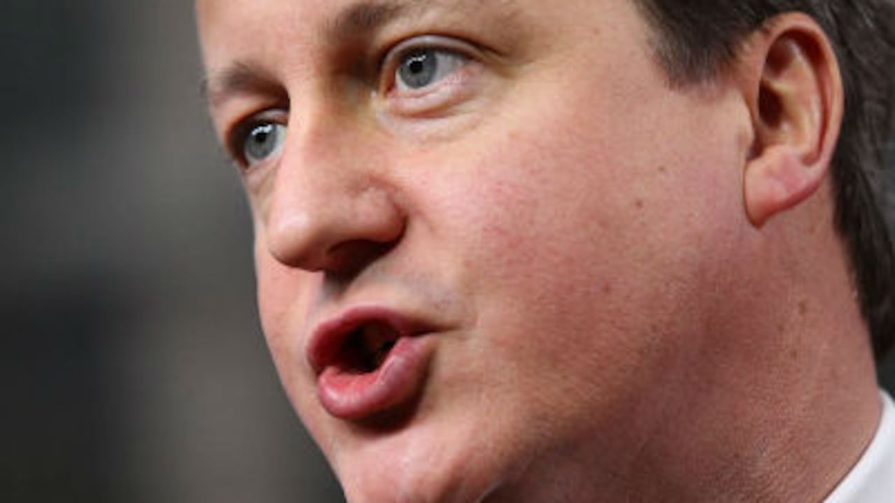 El primer ministro británico, David Cameron.