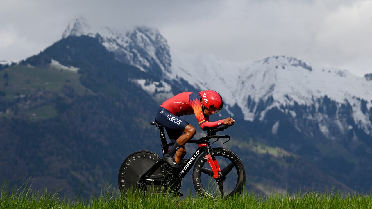 Egan Bernal ya había ganado una contrarreloj en Romandía