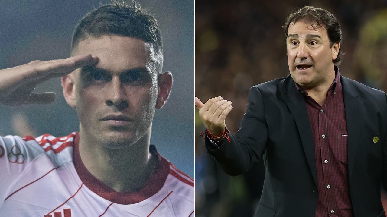 Rafael Santos Borré, delantero de la Selección Colombia