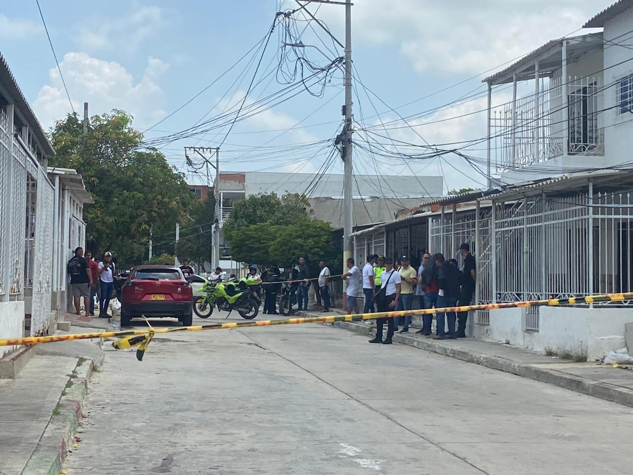 En esta zona se registró el crimen en el barrio San Luis, en Barranquilla.