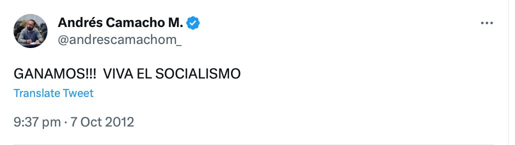 Trino de Andrés Camacho.