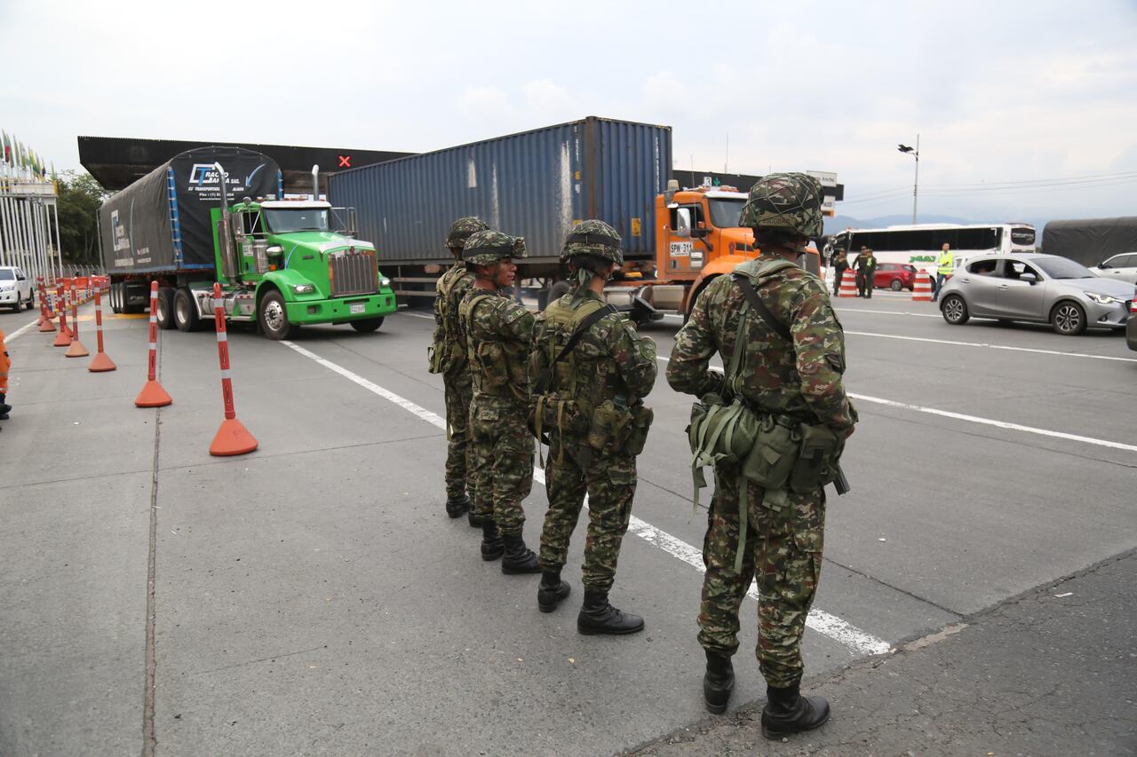 El Ejército Nacional apoya este operativo de seguridad.