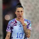 Jennifer Hermoso, jugadora de España.