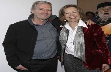 Sergio Cabrera y Noemí Sanín.