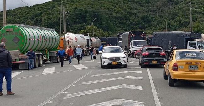 Paro camionero en Nariño.