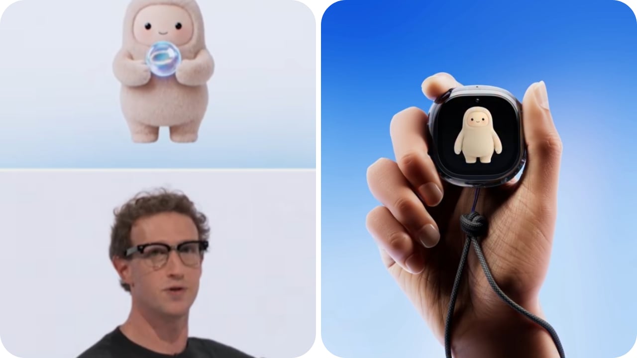 Un nuevo dispositivo de Meta combina una mascota virtual con funciones para facilitar tareas diarias.