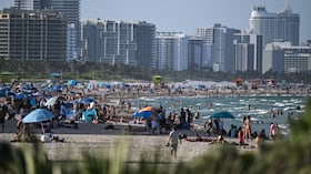 Miami Beach, en Florida, es uno de los lugares más turísticos del país.