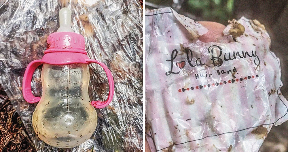   Este tetero, una moña y huellas en un sitio lejano al accidente de la aeronave son algunas de las pistas sobre las que trabajan los rescatistas. Una de las hipótesis es que los niños están en constante movimiento en búsqueda de alimentos. Las labores de rastreo también son aéreas. 