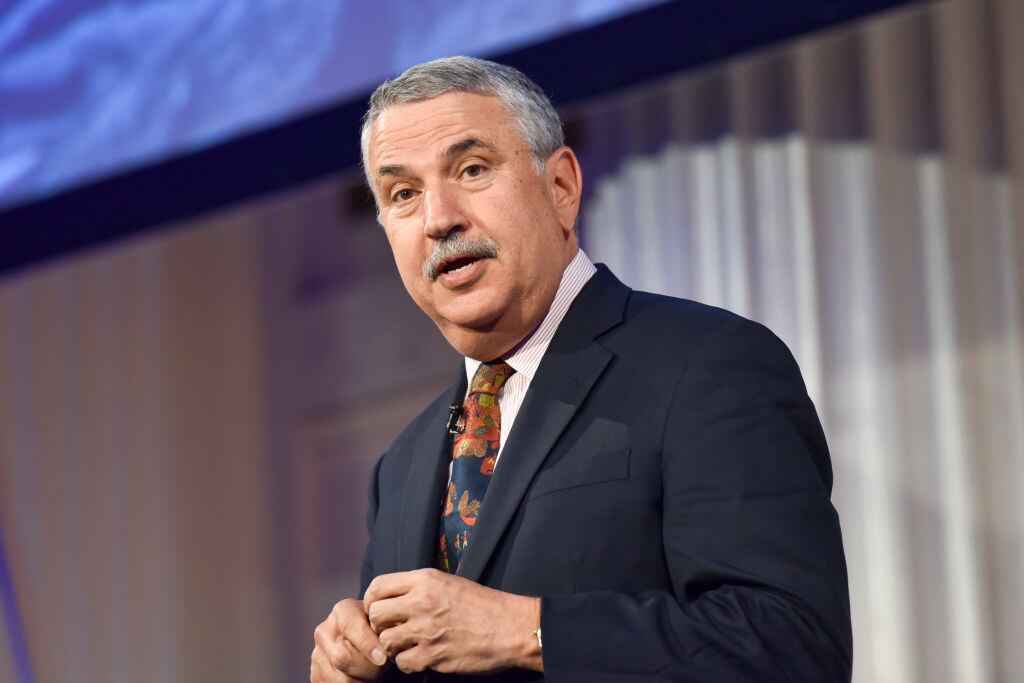 NEW YORK, NY - FEBRUARY 26:  Pulitzer Prize winning New York Times columnist and bestselling author Thomas L. Friedman attends The Boys' Club of New York Ninth Annual Winter Luncheon at 583 Park Avenue on February 26, 2018 in New York City.  (Photo by Sean Zanni/Patrick McMullan via Getty Images)
