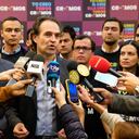 El excandidato presidencial Federico Gutiérrez, en la presentación de su partido político.