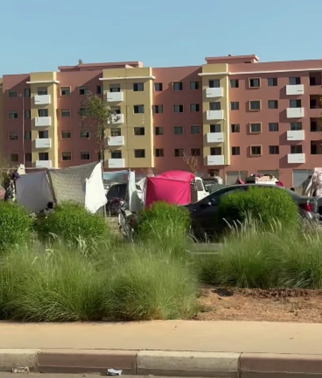 Así se ven las carpas alrededor de Marrakech
