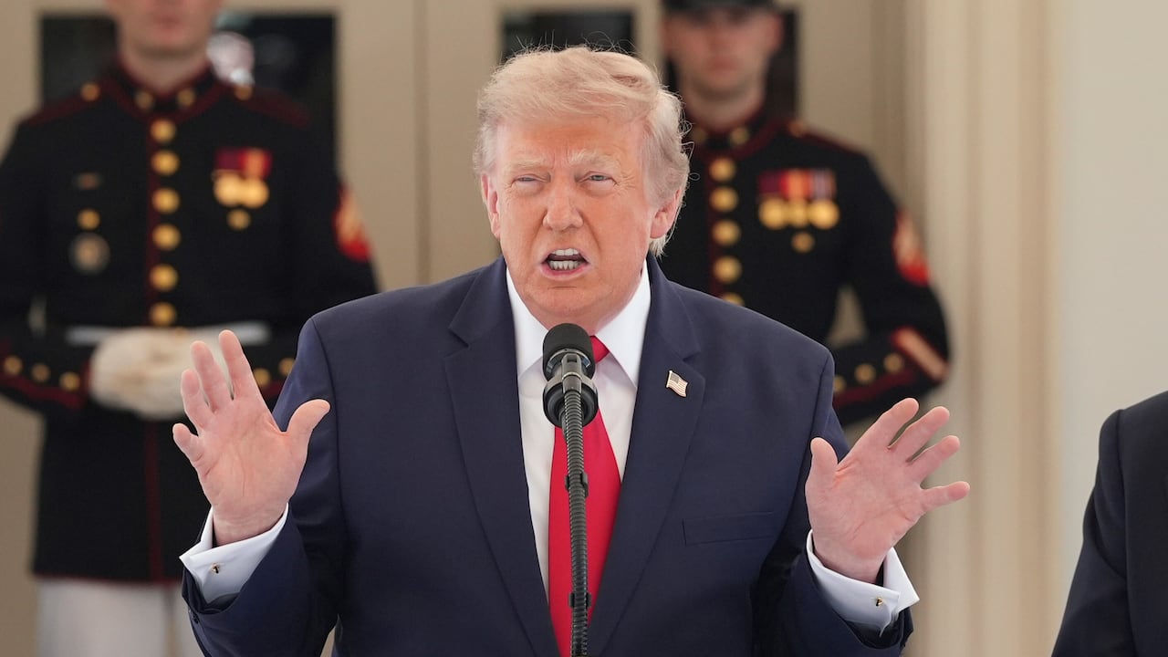 Donald Trump, presidente de Estados Unidos.