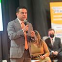 Gobernador de Cundinamarca. Nicolás García, anunciando el Plan 500.