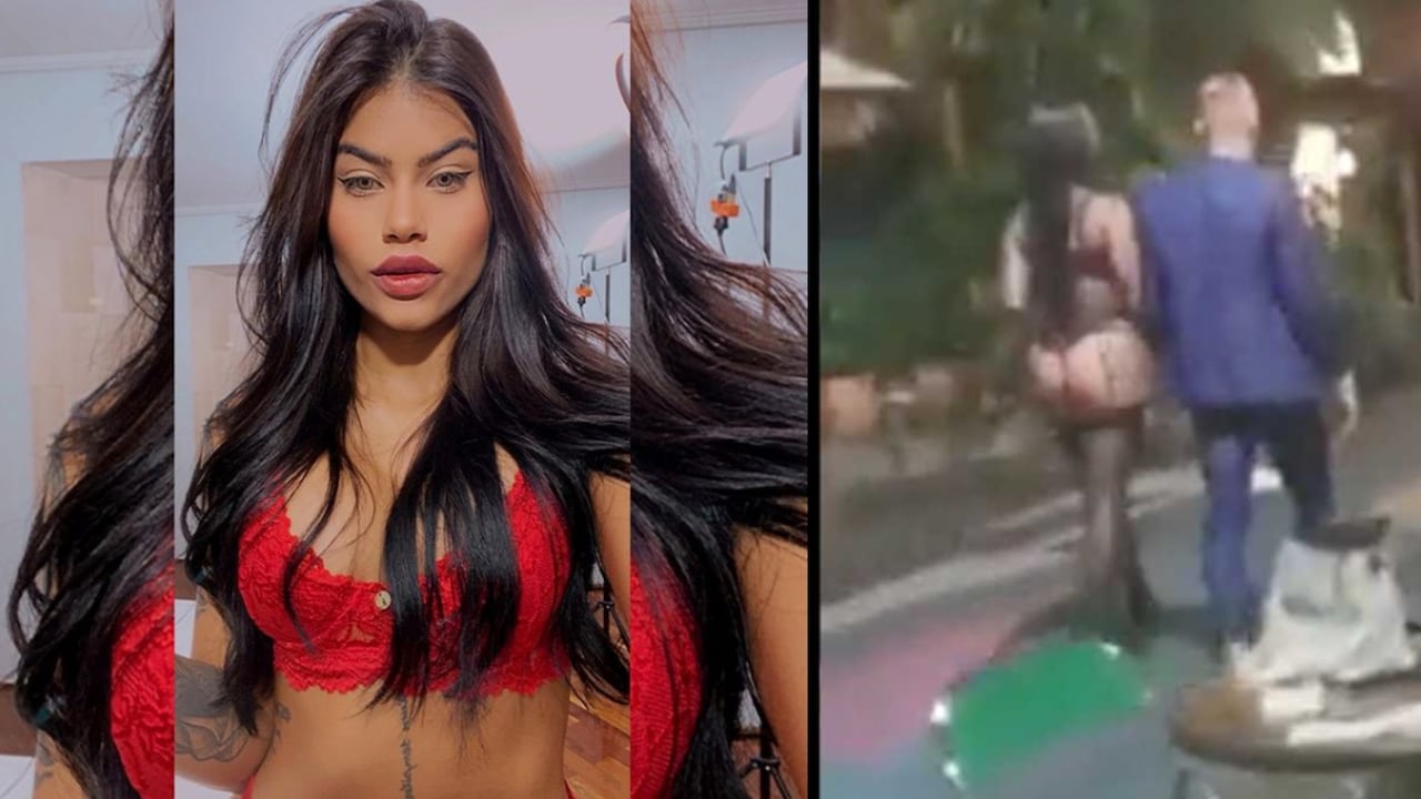 Habla la modelo que protagonizó un escándalo en Medellín al caminar semidesnuda por una vía pública